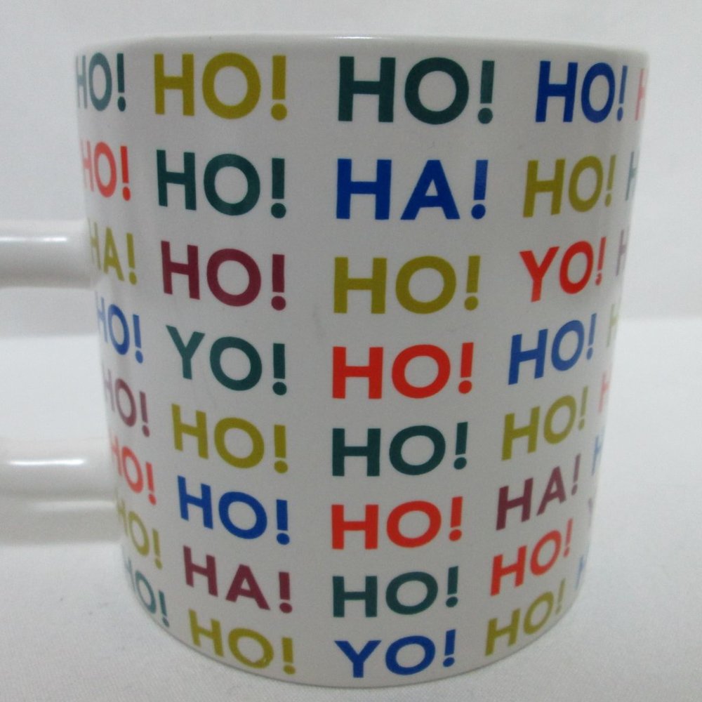 Kate Spade Saturday Ho! Ha! Yo! Mug Cup Microwave & Dishwasher Safe - Picture 7 of 13